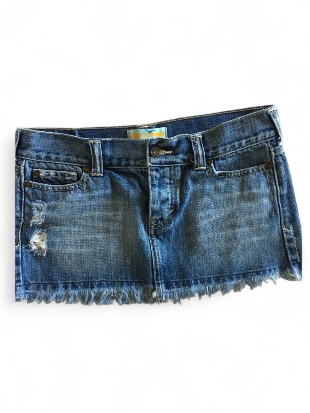 Hollister Skirts |Destroyed Button-Fly Denim- 1